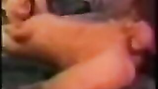 Vulgar lesbians with tattoo eat each other's pussies then sex toy for squirt splash