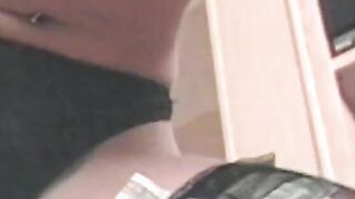 Stud look as hoe riding penis inside her booty and give HEAD before accepting cummed