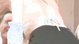 Stud look as hoe riding penis inside her booty and give HEAD before accepting cummed