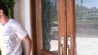 needy blonde has sex with her brother's friend!