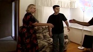 son into law fucks mother inside law deep inside her greedy holes