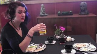 Dom pulls her subjects' labia big and her cunt leaks full of lust
