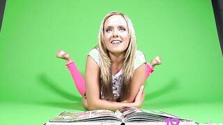 Eighteen Brittany's Bod Shows Off Her Butt Into Homemade Backstage!