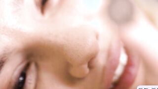 Long jugs blonde facesits slender red head