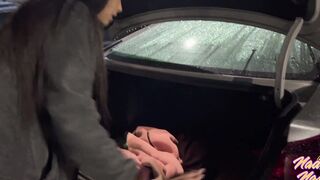 Ari Alectra Swallows 2 Huge Cocks