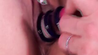 2 milfs engage inside wild sex with sex toys into their cunts