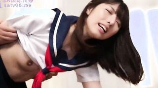 A Adorable eastern school girl into uniform loves huge cock after school - Teens Amateur