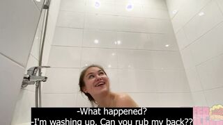 STEPFATHER AND STEP-DAUGHTER ALONE INTO THE RESTROOM