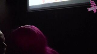Facial at the Adult Clip Theater