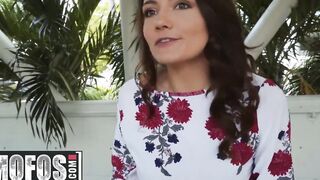 MOFOS - Point Of View 19 yo Adria Rae take mouth of cum for vip