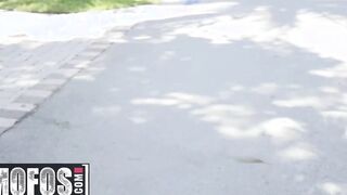 MOFOS - Thicc big tit dark haired and her chinese bff, share penis ffm