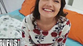 MOFOS - Small tit amateur Adria Rae deepthroats point of watch Skank two