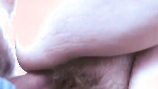 bushy old lady gets her pussies screwed rough by son inside law
