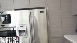 MOFOS - Sneaky mom Serena Santos sucks cock point of watch