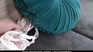 Sexsual Stepsister Sarah Lace Steals Step-Bro's Underwear