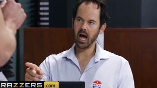 Brazzers - Big tit Abigail Mac cucks her husband