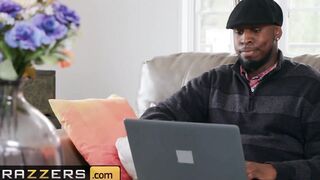 Brazzers - Lil small tit asain Ember Snow gets wrecked by BBC