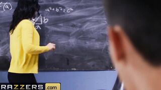 Brazzers - Big dick school girl anal stuffs teacher Jennifer White