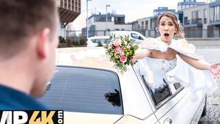BRIDE4K. The Wedding Limo Chase