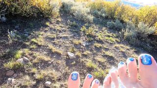 Redhead B a Mountain Meadow Milf