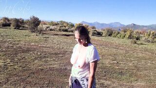 Redhead B a Mountain Meadow Milf