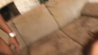 Kaci Camgirl ride 2 long ebony cocks into her booty and bounces