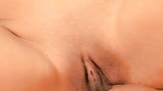Super Sexy dark hair barely legal gets booty nailed into her bedroom