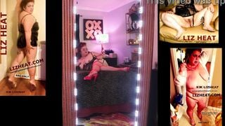 BBW Underwear Performer Liz Heat Homemade Session