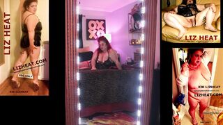 BBW Underwear Performer Liz Heat Homemade Session
