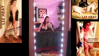 BBW Underwear Performer Liz Heat Homemade Session