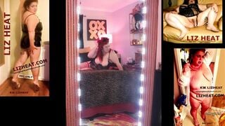 BBW Underwear Performer Liz Heat Homemade Session
