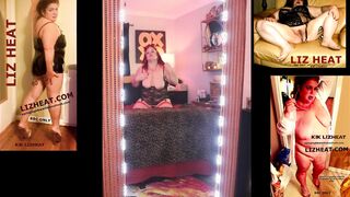 BBW Underwear Performer Liz Heat Homemade Session