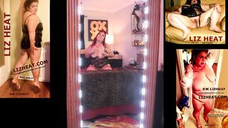 BBW Underwear Performer Liz Heat Homemade Session