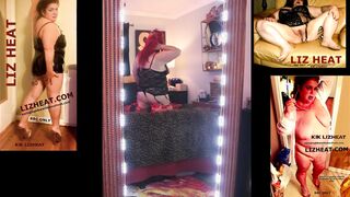 BBW Underwear Performer Liz Heat Homemade Session