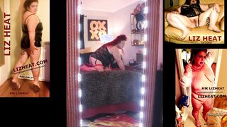 BBW Underwear Performer Liz Heat Homemade Session