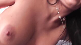 Piercing amateur snatch during sex casting
