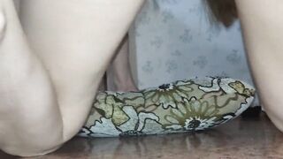 Double penetration (vibrator and anal)