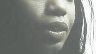 Superb african star gets huge ebony cock on the african bed