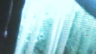Fantastic non euro Bae gets big ebony dick against the mirror