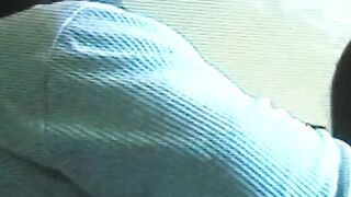 Fantastic non euro Bae gets big ebony dick against the mirror