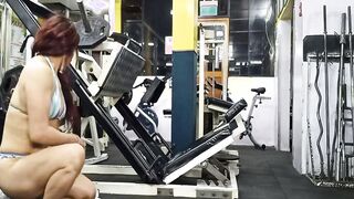 LUSTY BOOTY TRAINING OF THE MUSCULAR milf HOTTIE