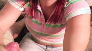 Teens year older Alyssa West loves huge loads all over her long hooters!