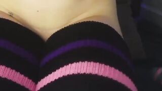 Fucking my butt and ride a fat vibrator