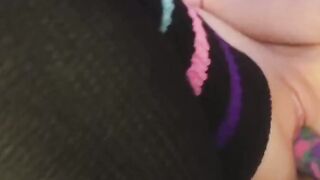 Fucking my butt and ride a fat vibrator