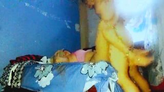 THE SWEET STEPMOTHER FUCKING WITHOUT A CONDOM WITH THE STEPSON