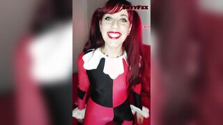 ShyyFxx Harley Quinn celebrates her birthday and submits to the Joker as a gift ROLEPLAY
