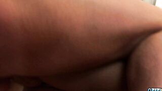 Big Titted blonde cougar hooker with huge fake jugs fuck rough at the police station