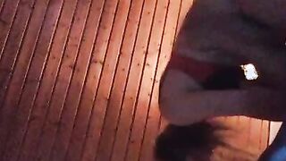Blonde pussy panties oral sex screwed