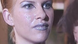 Hot women gets nailed into bed after giving BLOWJOB then takes facial creampie
