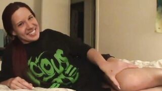 Misty cleaning her vagina and Masturbating with sex toy closeup